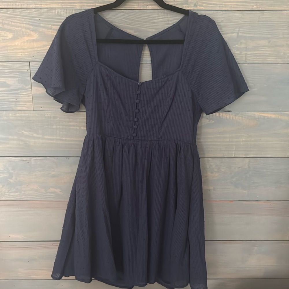 Lulus Navy mini dress